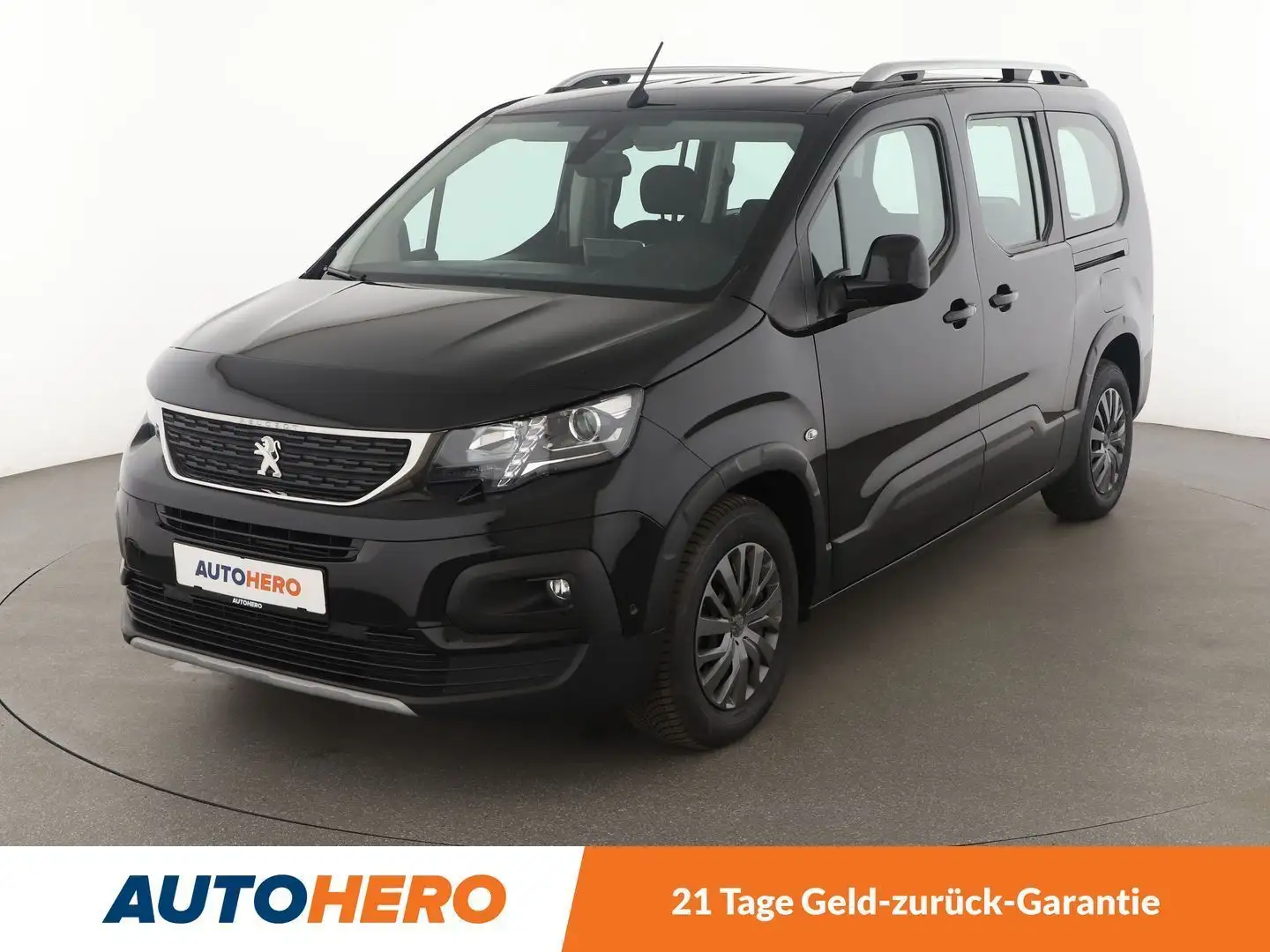 Peugeot Rifter 1.2 PureTech Allure L2 Aut.*NAVI*CAM*TEMPO*PDC*SHZ Schwarz - 1