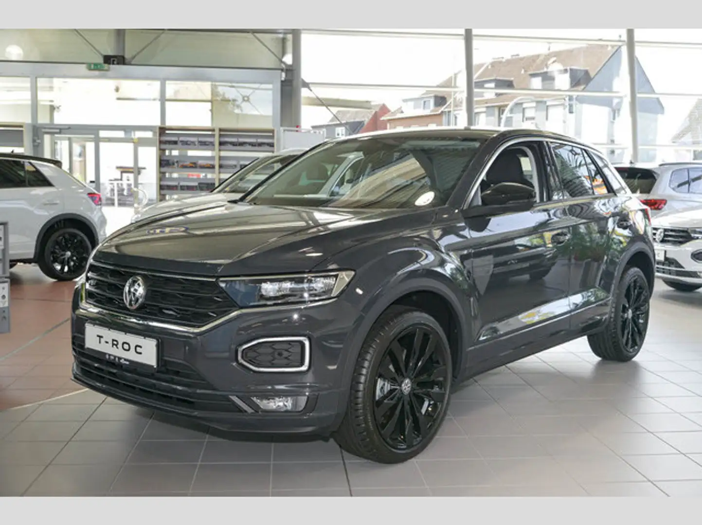 Volkswagen T-Roc United R-line 1.5 TSI DSG Navi LED Klima Gris - 1