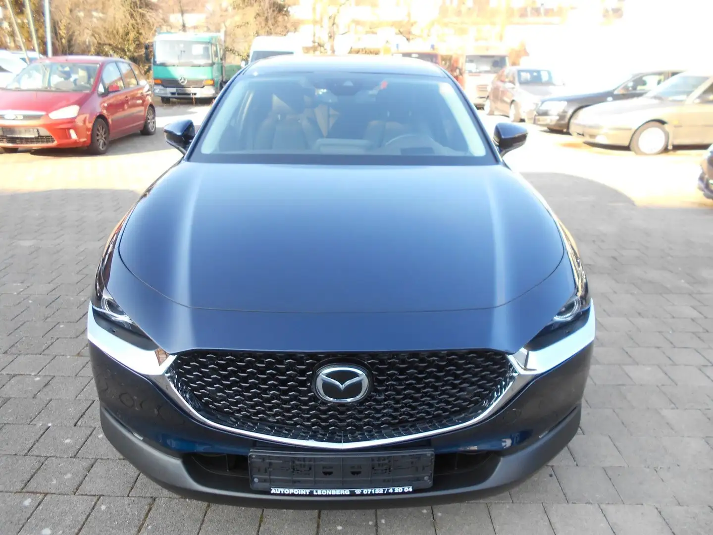 Mazda CX-3 0 Selection 2WD, Leder Schwarz Blau - 1