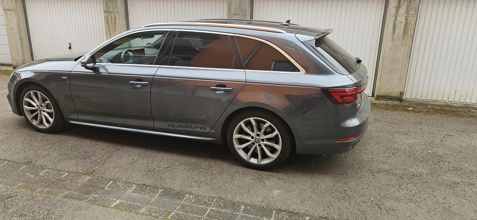 Audi A4 quattro sport Gris - 2