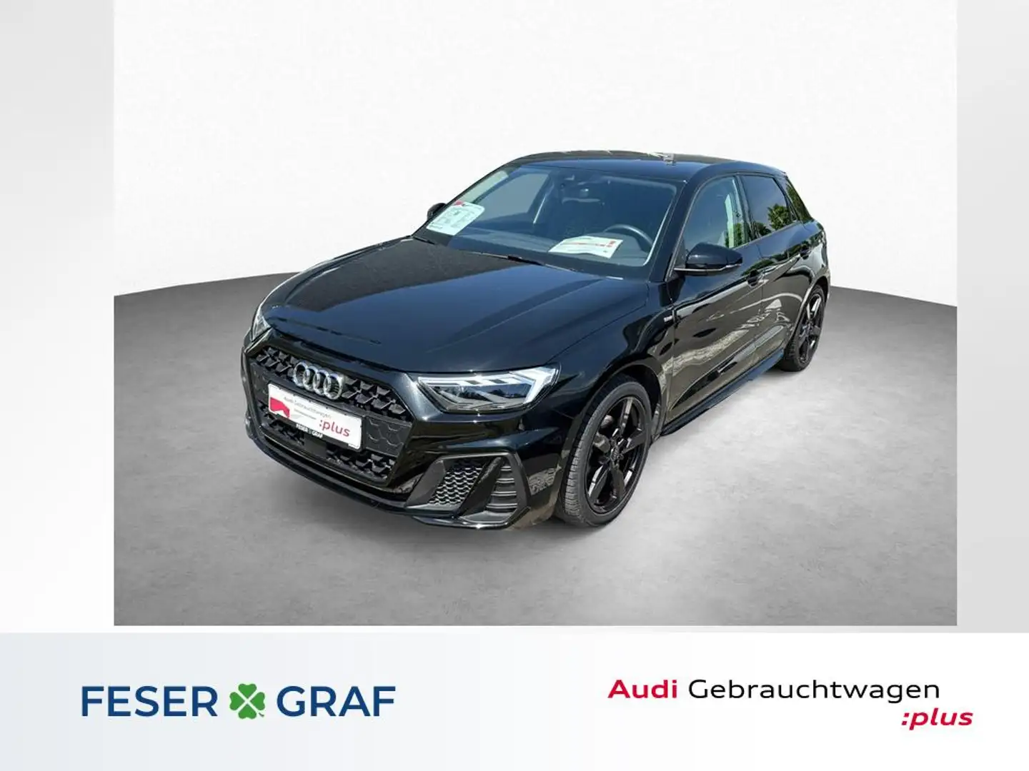 Audi A1 Sportback 30 TFSI S line S tr. LED-Virtual-Sportsi Zwart - 1