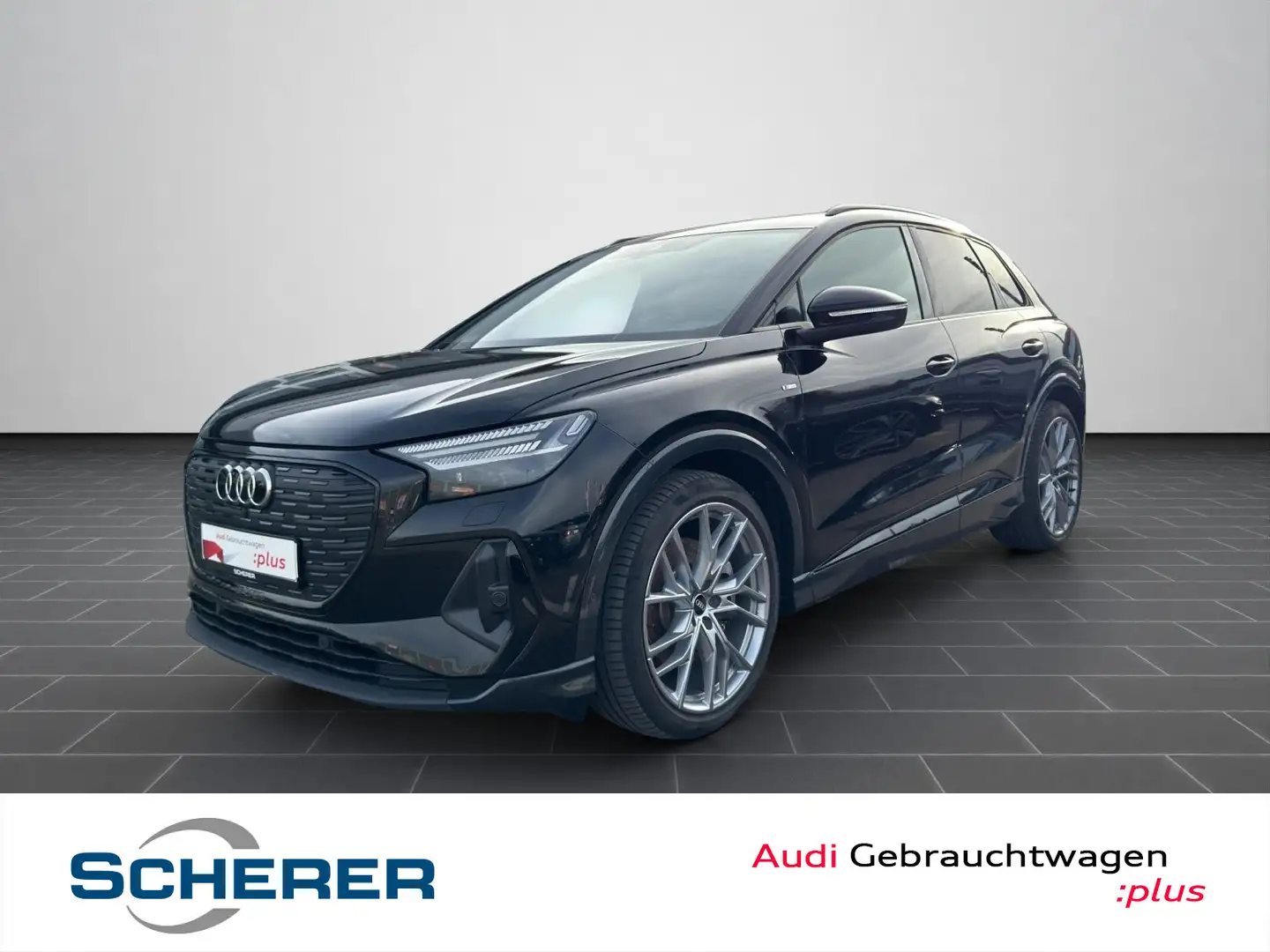 Audi Q4 e-tron 195 KW S-line Quattro PANO MATRIX-LED Schwarz - 1