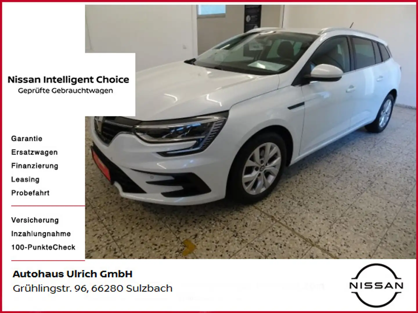 Renault Megane IV 1.3 TCe 115 Grandtour Zen GPF Weiß - 1