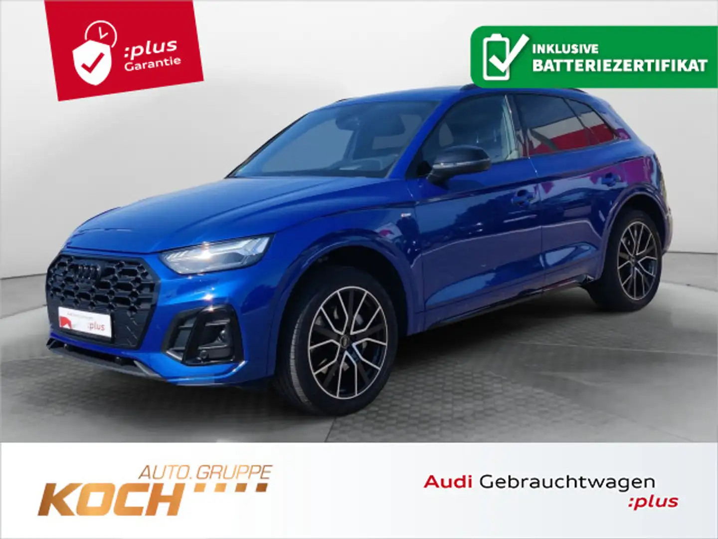 Audi Q5 55 TFSI e q. S-Tronic S-Line 2x, Matrix, HUD, Blauw - 1