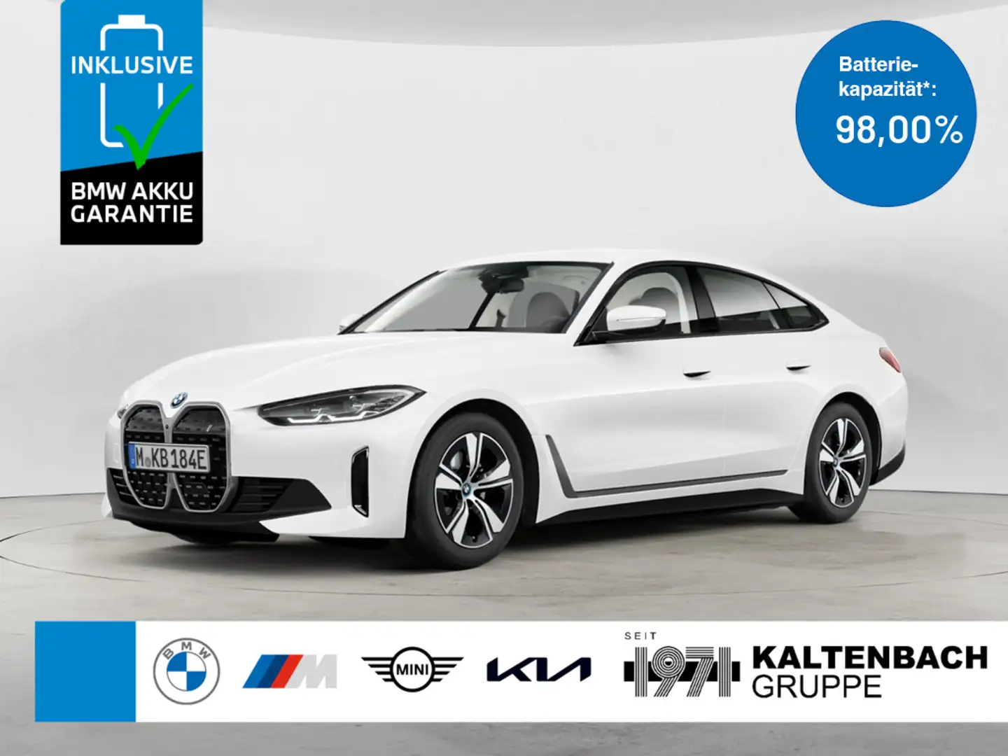 BMW i4 Gran Coupe 35 eDrive AHK 360° LED ACC NAVI Blanc - 1