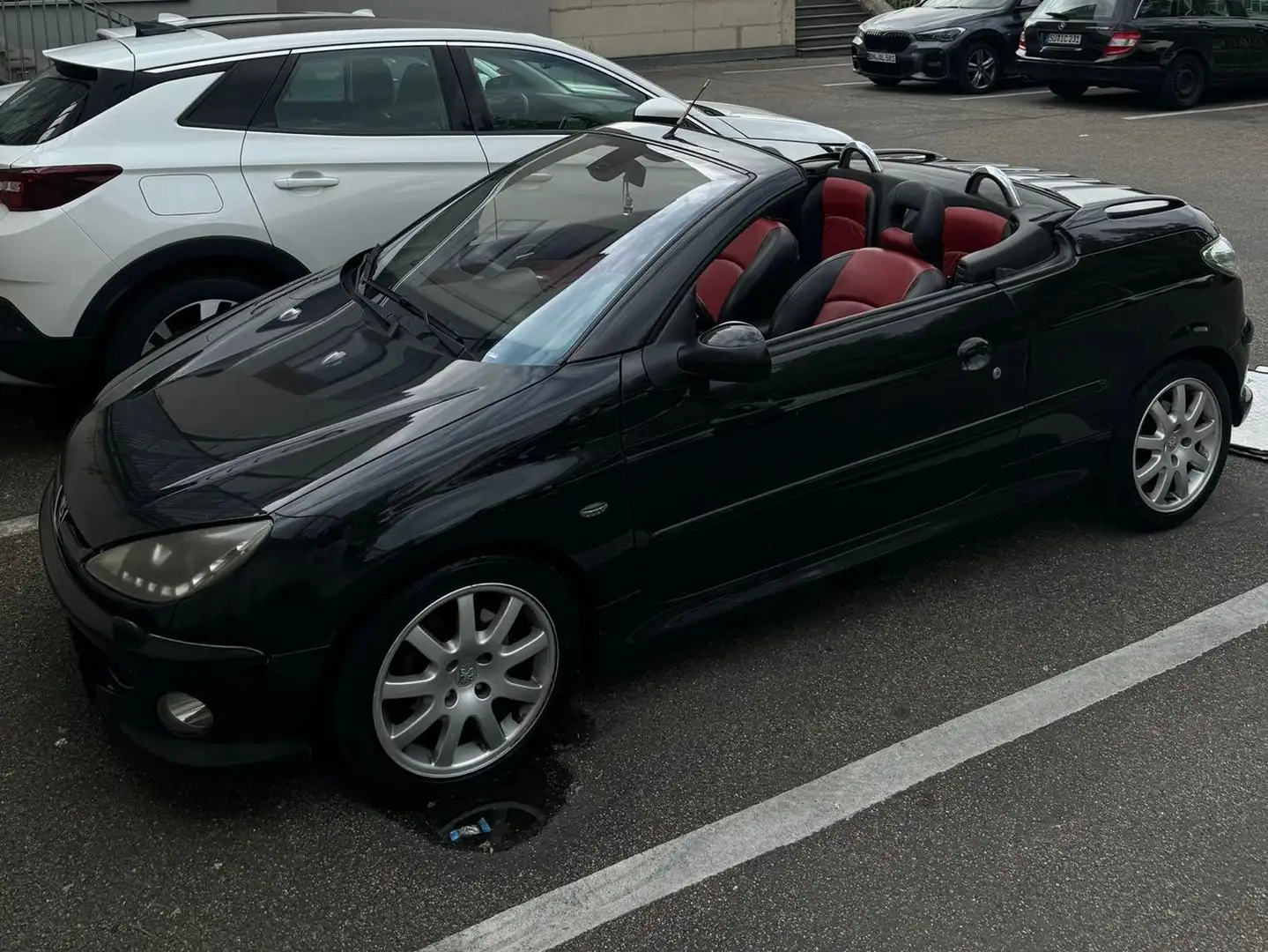 Peugeot 206 CC 135 Festpreis Schwarz - 2