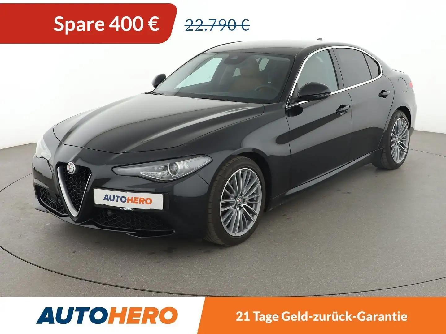 Alfa Romeo Giulia 2.0 Turbo Super Aut.*XENON*NAVI*TEMPO*CAM*PDC*SHZ* Schwarz - 1
