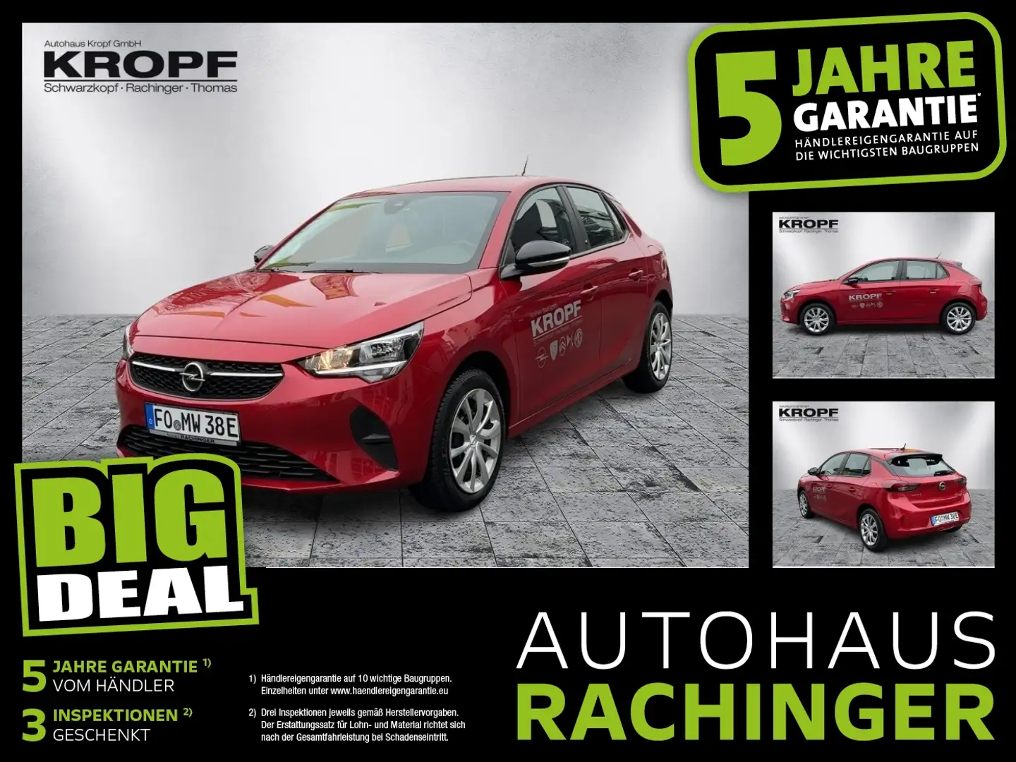 Opel Corsa F e Lenkradheizung,Sitzheizung,Parkpilot Rot - 1