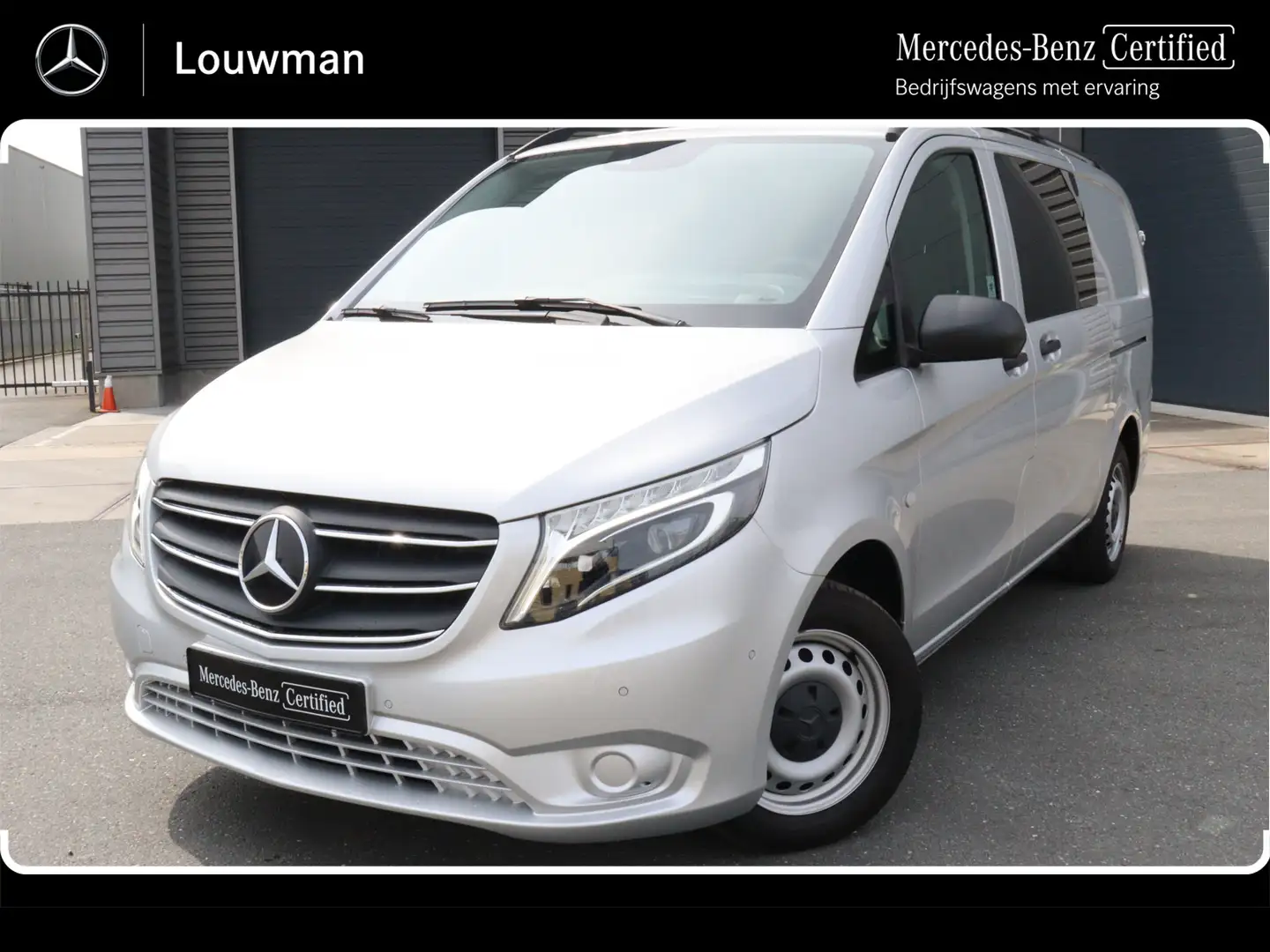 Mercedes-Benz Vito 114 CDI Lang | 2x schuifdeur | Carplay | Navigatie Grijs - 1
