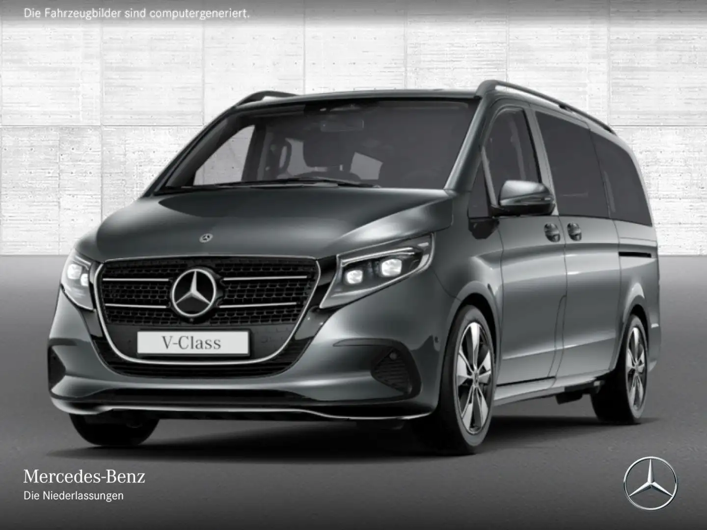 Mercedes-Benz V 250 d STYLE+9G+Navi+DIS+e.Türen+Klima+SitzHZ Gris - 2