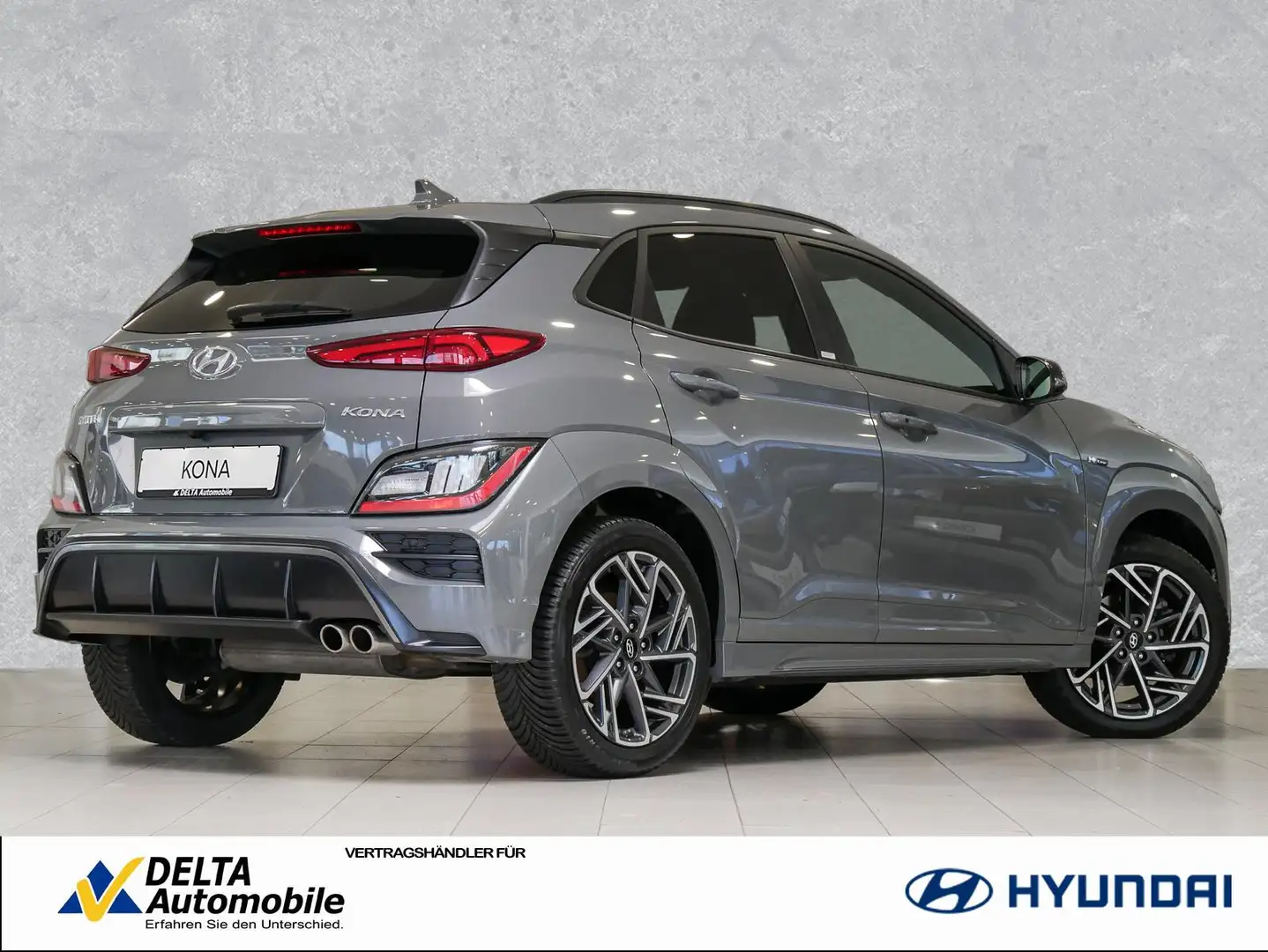 Hyundai KONA 1.0 T-GDI N Line Mild Hybrid Navi Voll LED Szürke - 2