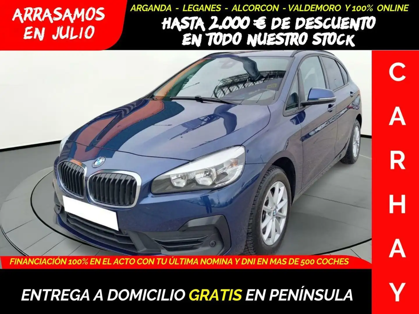 BMW 216 Active Tourer D ADBLUE (EU6D-TEMP) Azul - 1