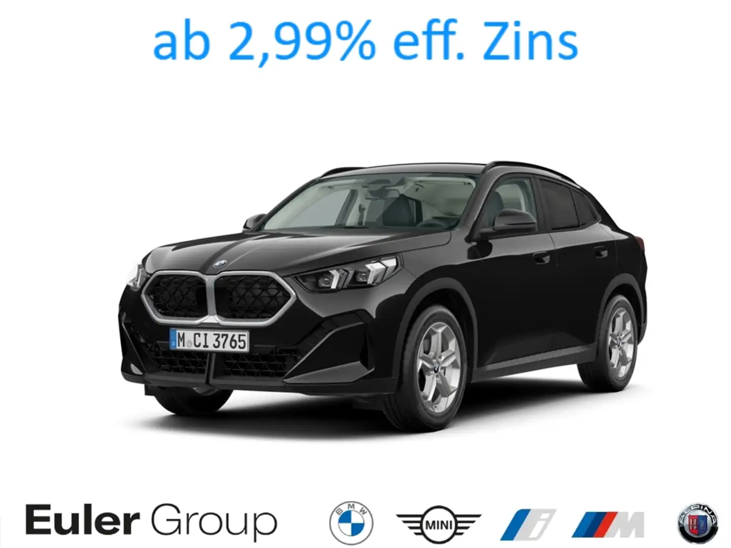 BMW X2 sDrive18d 18'' LenkHzg SHZ adLED ParkAss Sonnensch Schwarz - 1