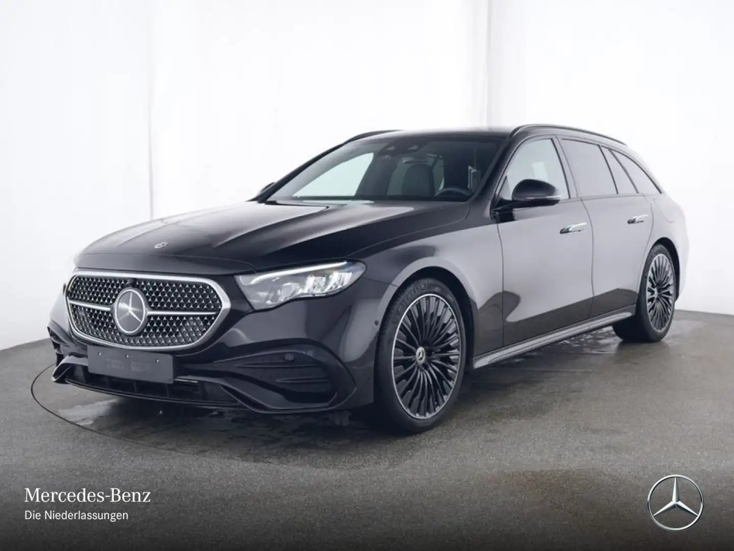 Mercedes-Benz E 300 de T 4M AMG Fahrass Burmester Distr. LED AHK Zwart - 2