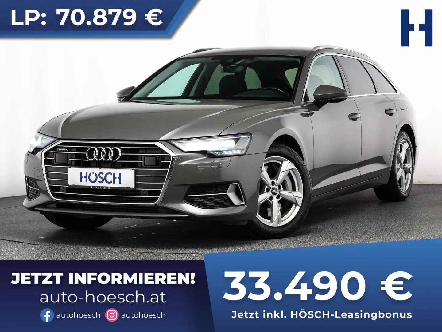 Audi A6 Avant 50 TFSI e quattro sport AHK ASSISTENZ ACC V Grau - 1