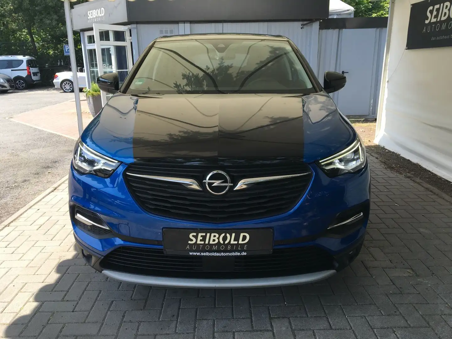 Opel Grandland X 1.2/Autom/LED/Tempo/Spur/Teilleder Blau - 2