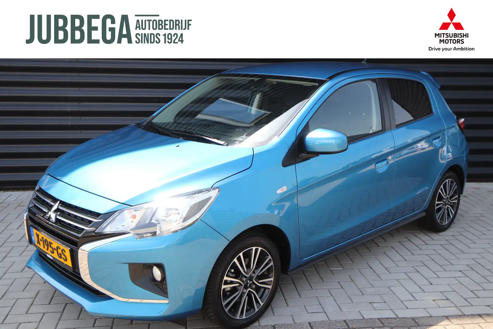 Mitsubishi Space Star 1.2 Dynamic 15"LM-Velgen, Cruise, NL-Auto Blauw - 1