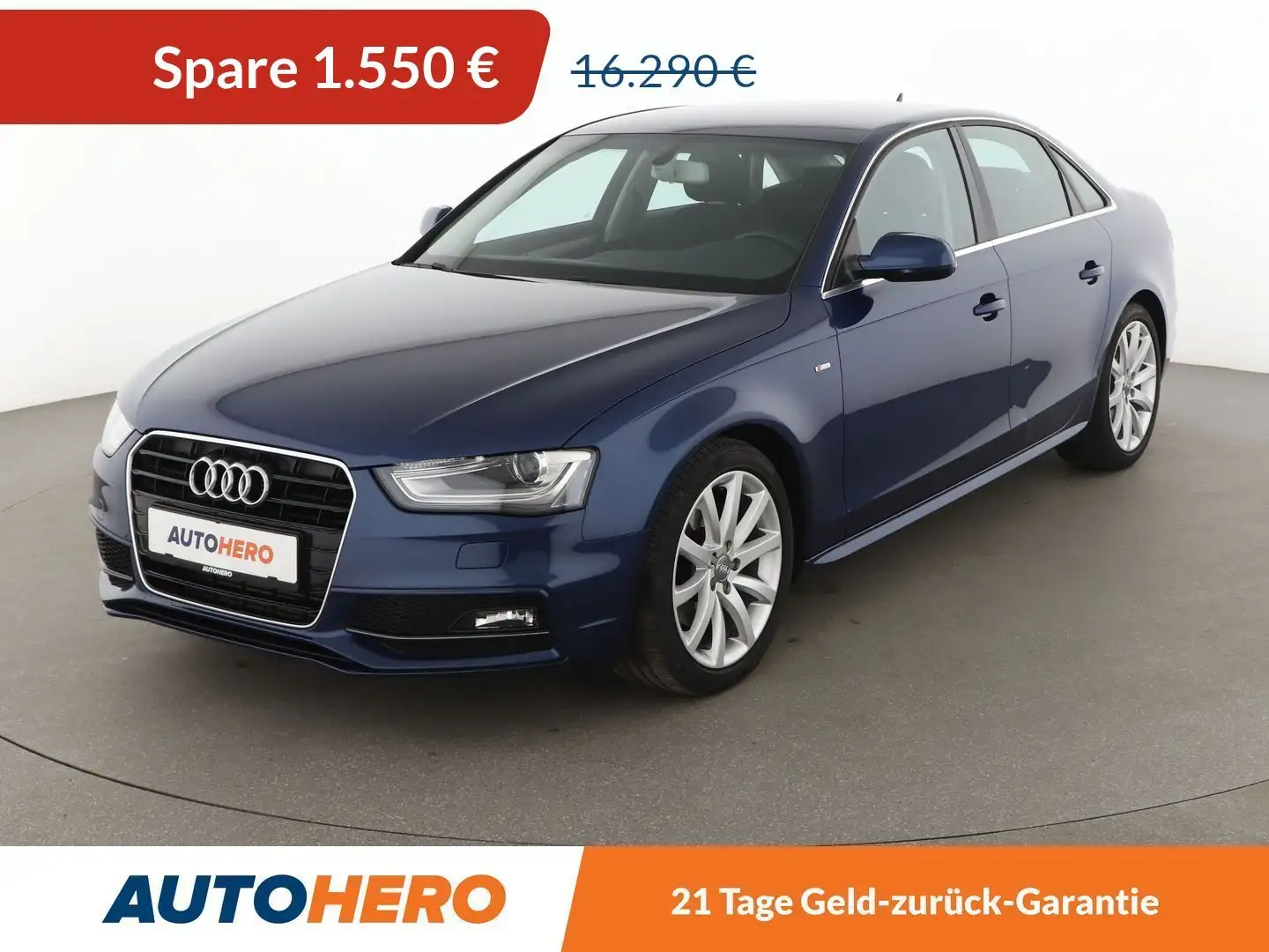 Audi A4 1.8 TFSI Ambition*XENON*NAVI*TEMPO*SHZ*KLIMA* Niebieski - 1