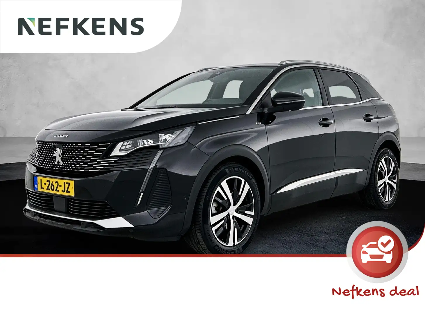 Peugeot 3008 SUV GT 1.6 180pk Automaat | Navigatie | Lederen in Schwarz - 1