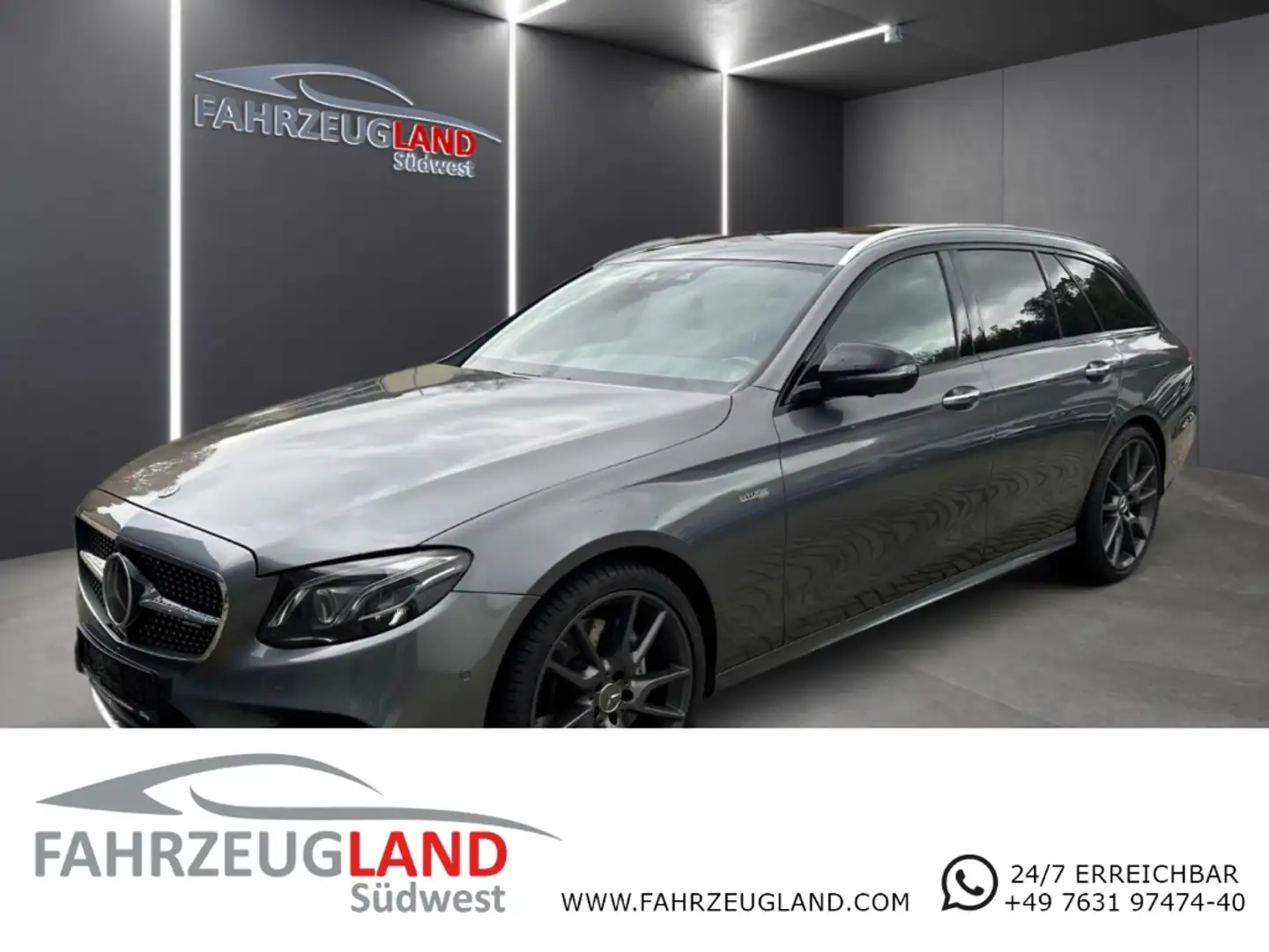Mercedes-Benz E 43 AMG T-Modell Burmester 20'' Pano Comand AHK Multi Beam Grau - 1