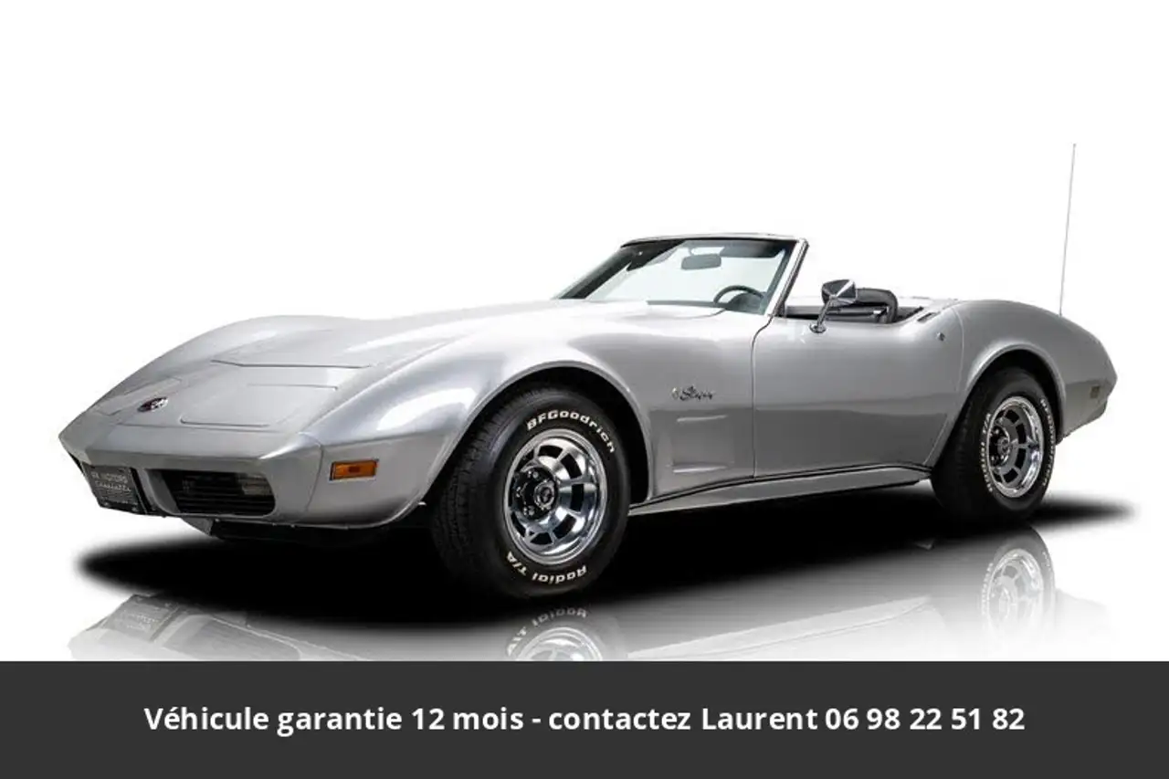 Chevrolet Corvette 1974 Convertible 350 CI V8 190 HP Code L48 3 vitesses Tous compris, foto 1