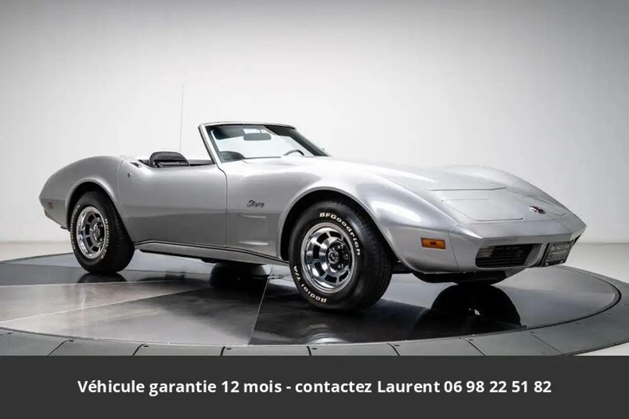 Chevrolet Corvette 1974 Convertible 350 CI V8 190 HP Code L48 3 vitesses Tous compris, foto 3