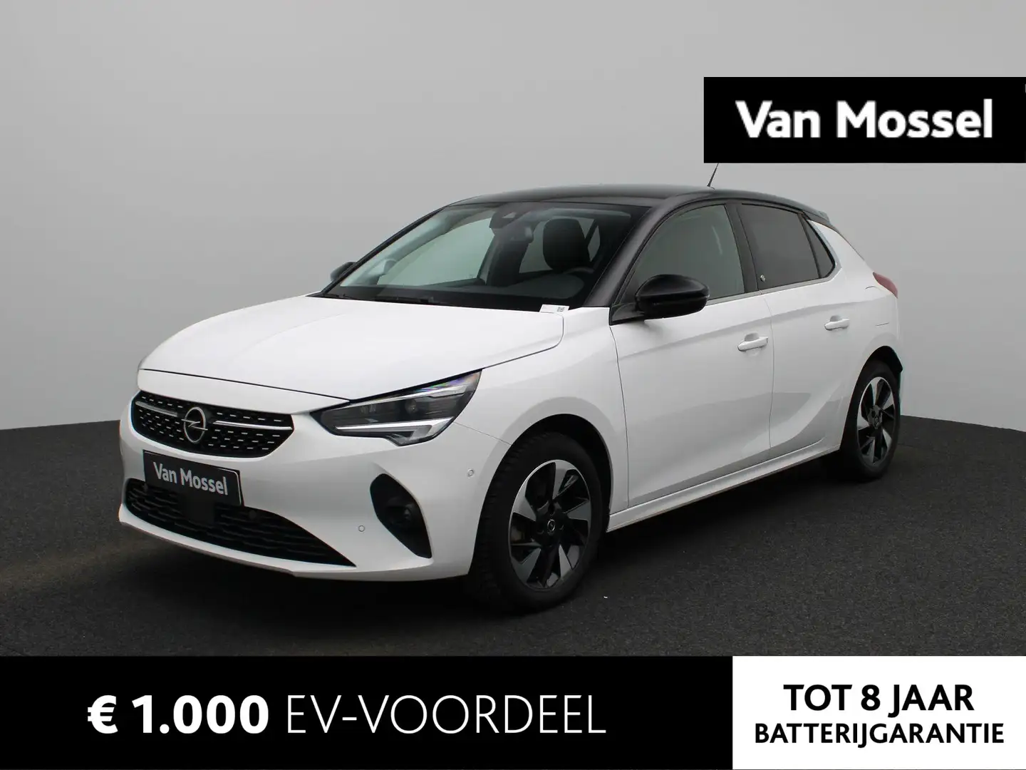 Opel Corsa-e Elegance 50 kWh | 136pk | 3 Fase | Navigatie | Par Wit - 1