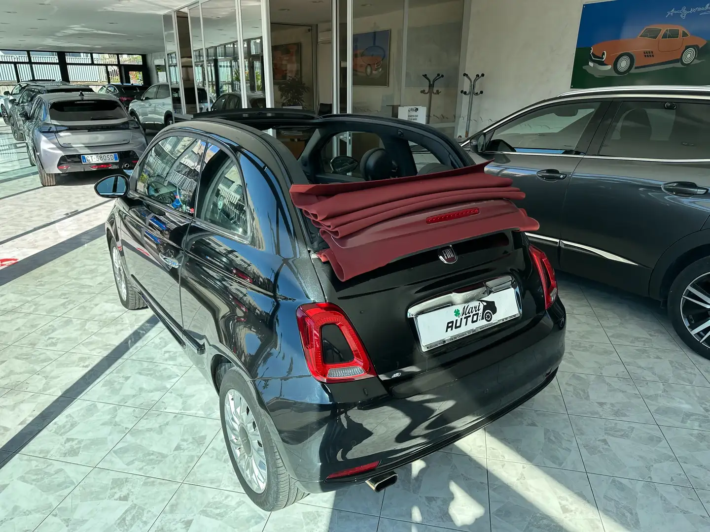 Fiat 500C 1.2 GPL Lounge 69cv my18 Nero - 2