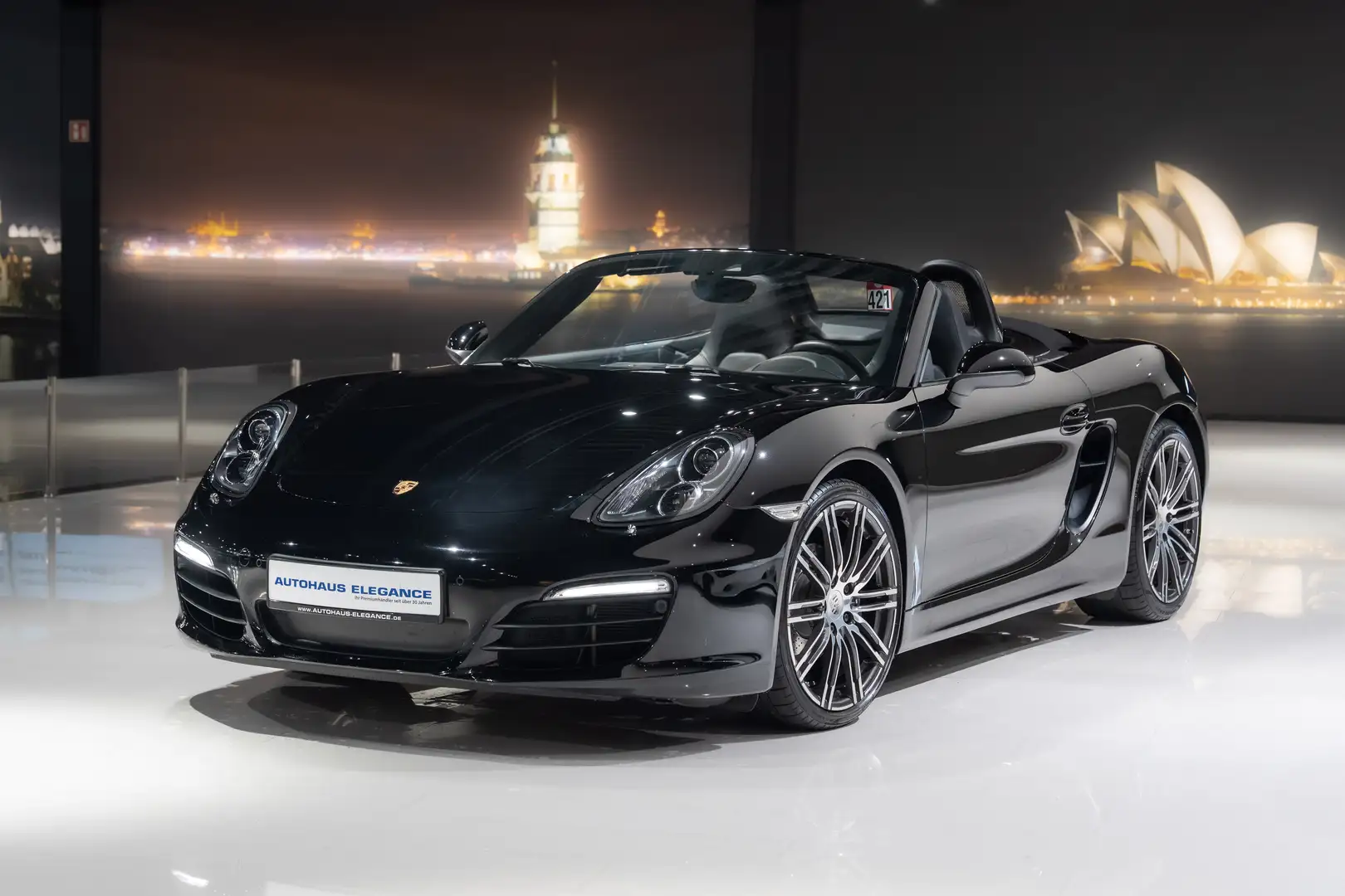 Porsche Boxster Black Edition*SPORT.AUSPUFF*SPORTSITZE* Noir - 1