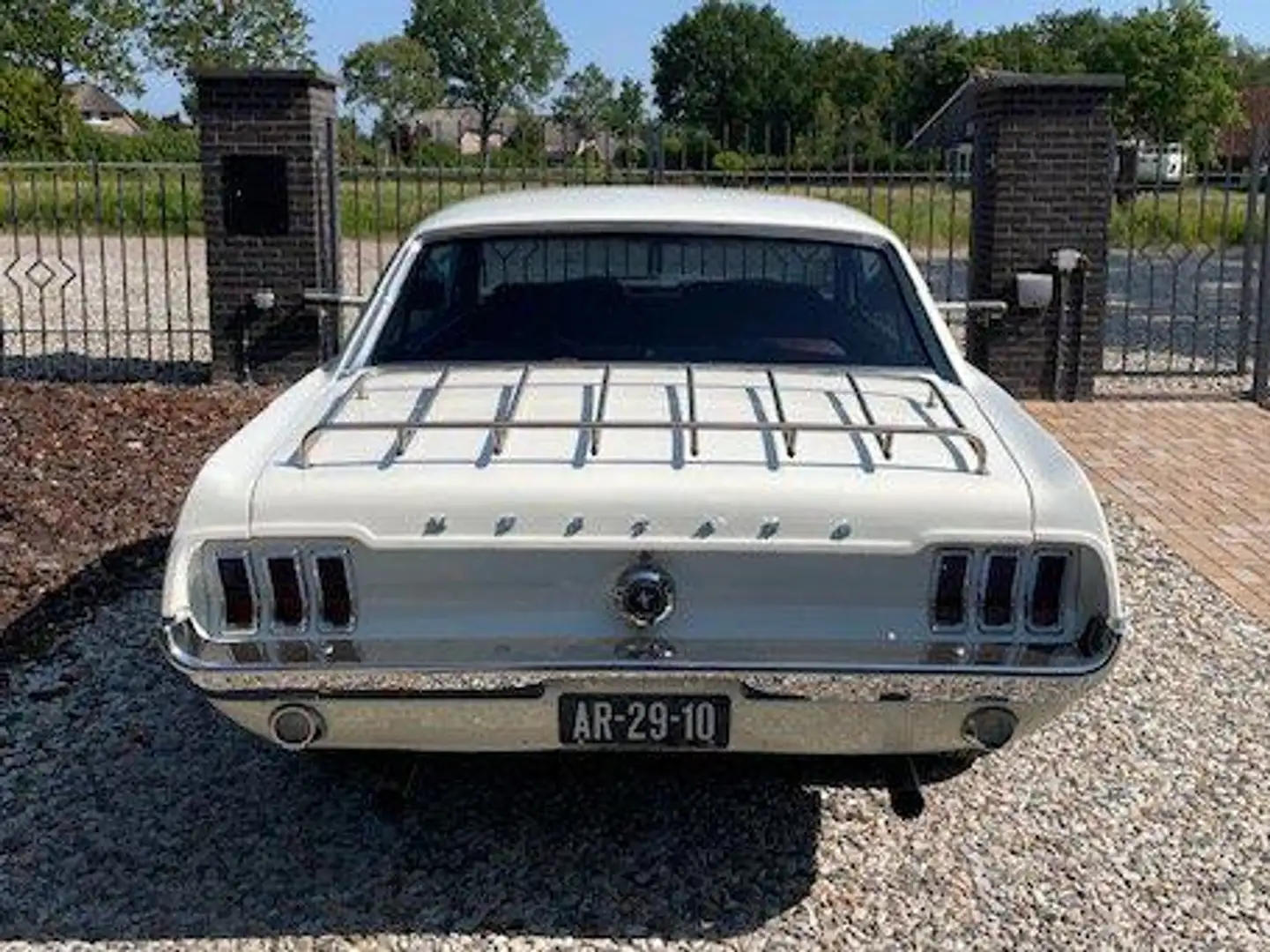Ford Mustang Coupe 8 cilinder automaat bj 1967. Topconditie Wit - 2