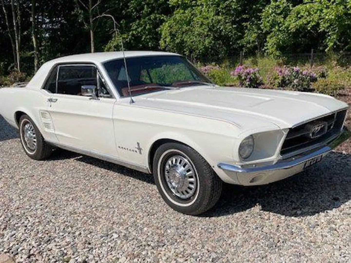 Ford Mustang Coupe 8 cilinder automaat bj 1967. Topconditie Wit - 1