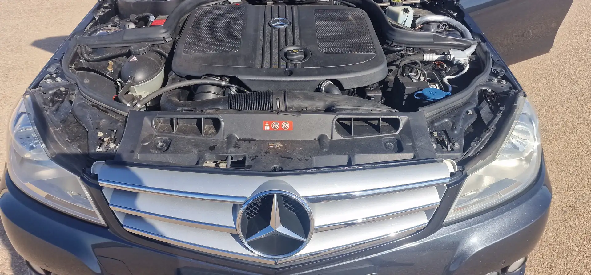 Mercedes-Benz C 200 C 200CDI BE Negro - 2