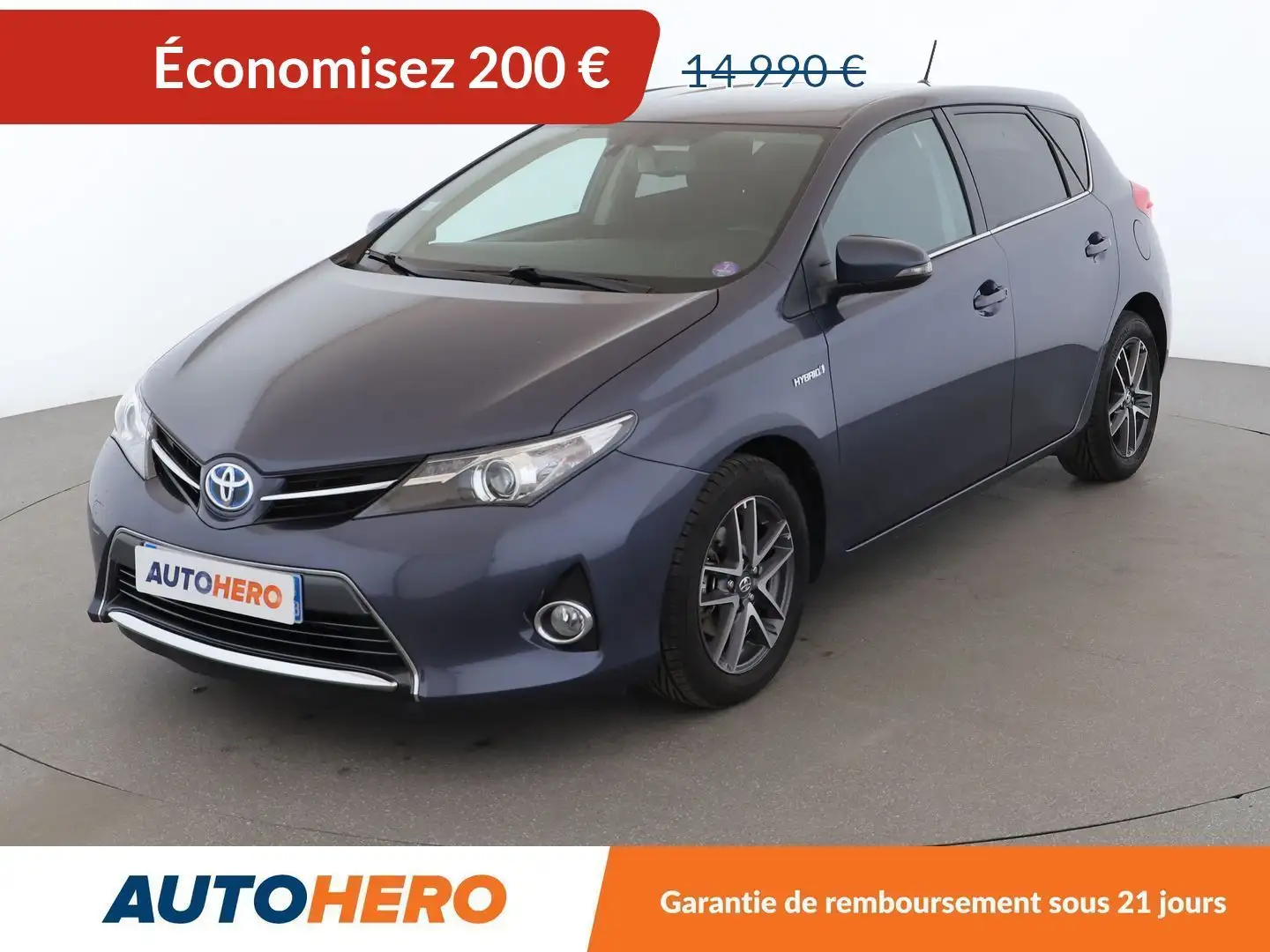 Toyota Auris 1.8 Hybride Feel Gris - 1