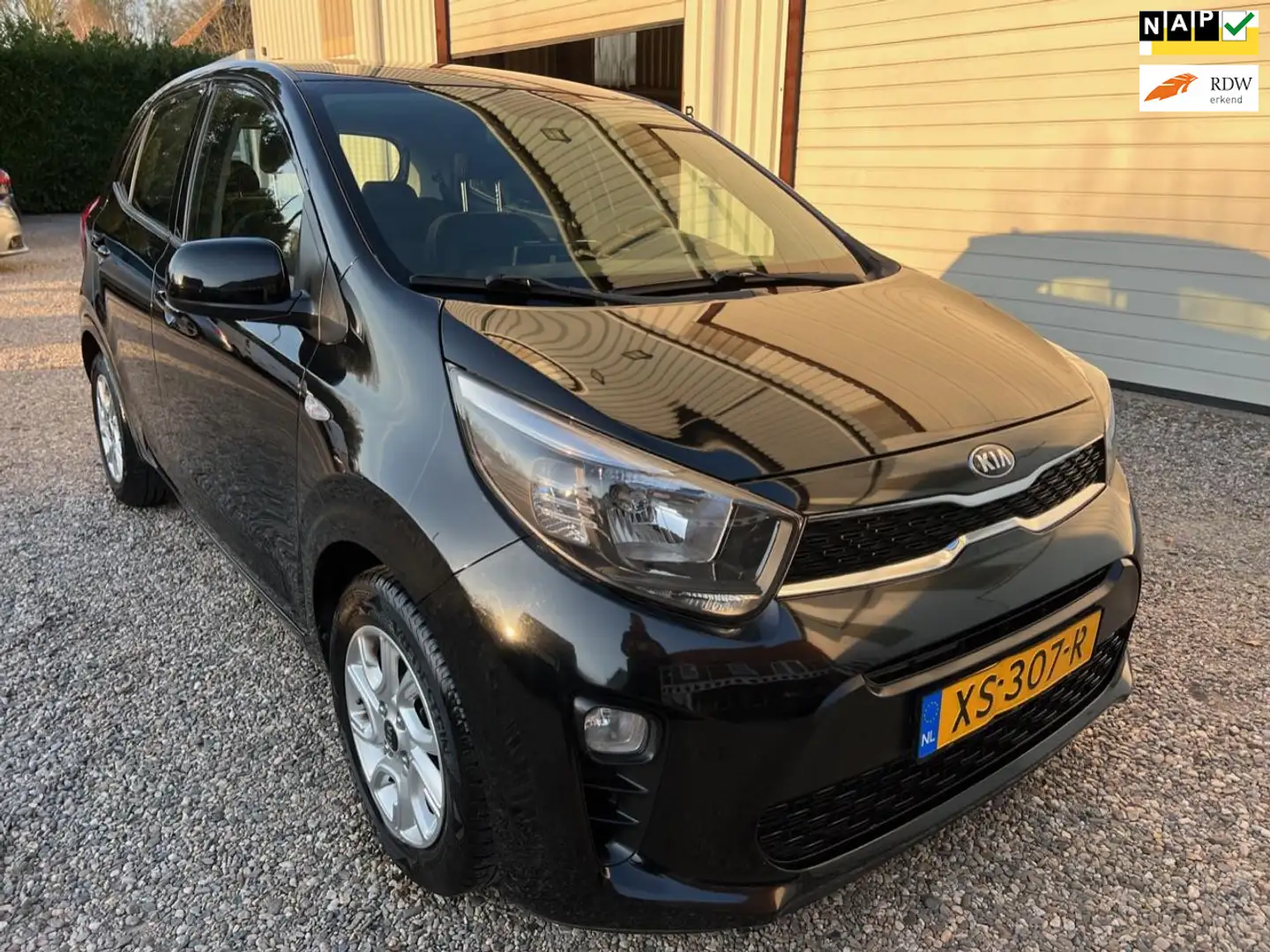 Kia Picanto 1.0 CVVT CPlusLine Navi.1e-EIG.CAM.APK.NAP! Zwart - 1