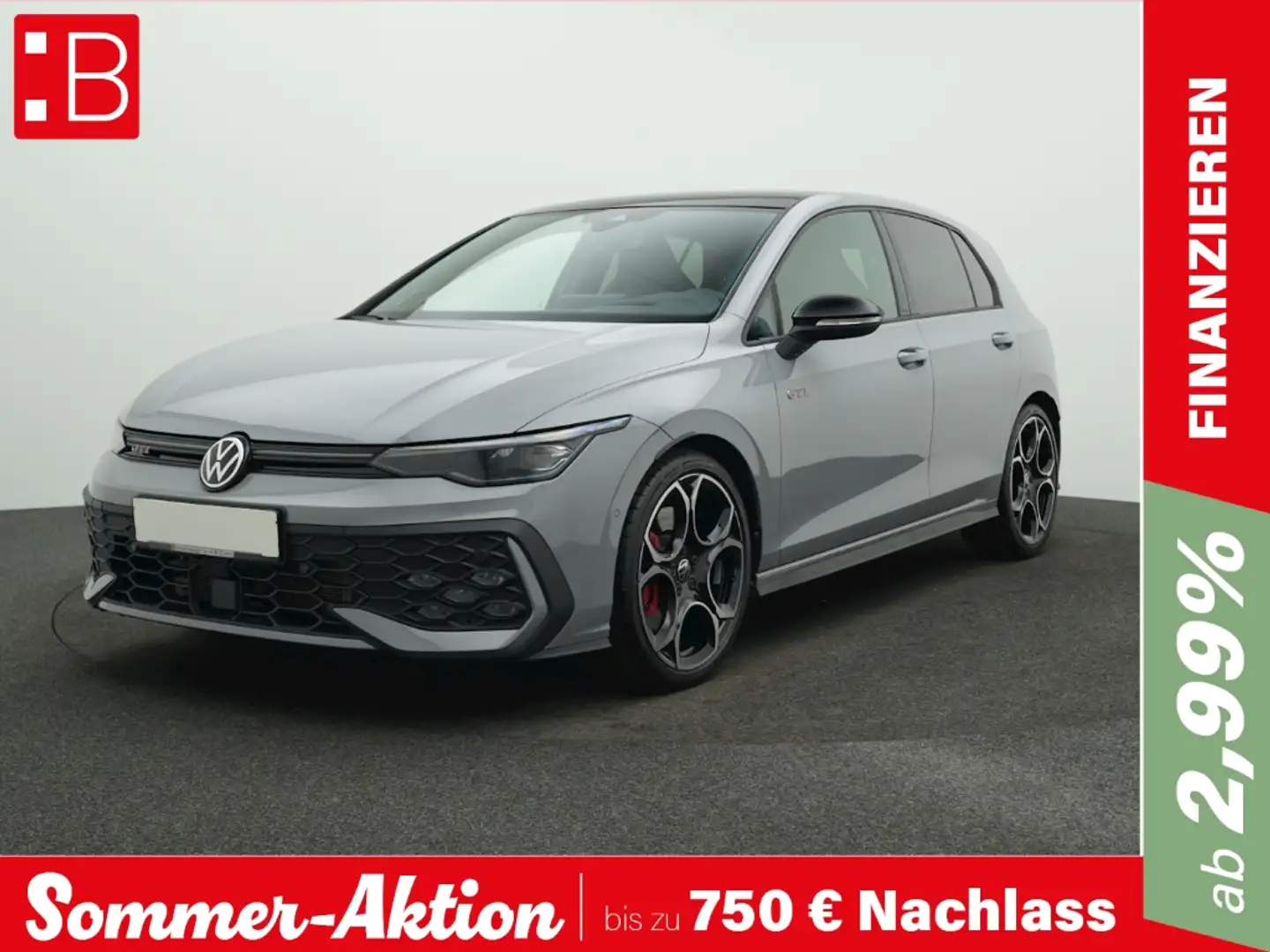 Volkswagen Golf GTI 8 2.0 TSI DSG BLACK STYLE PANO H&K-SOUND 19 Queens Grau - 1