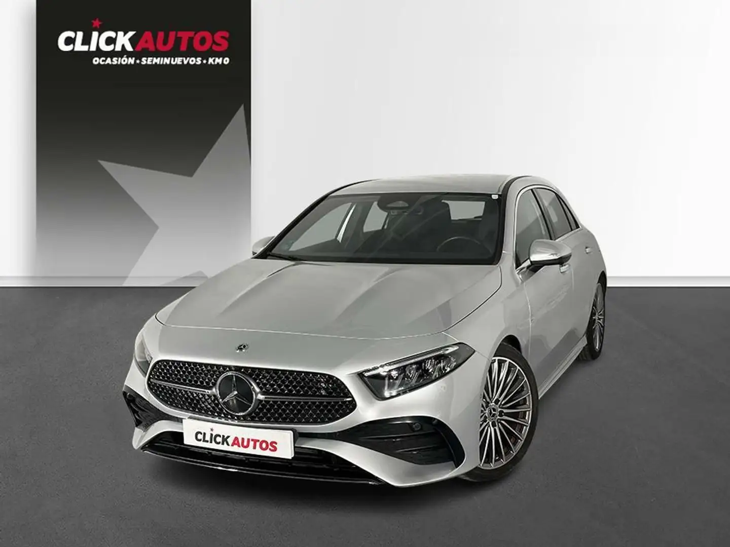 Mercedes-Benz A 200 2.0 150CV 200D AMG Line Premium Plateado - 1
