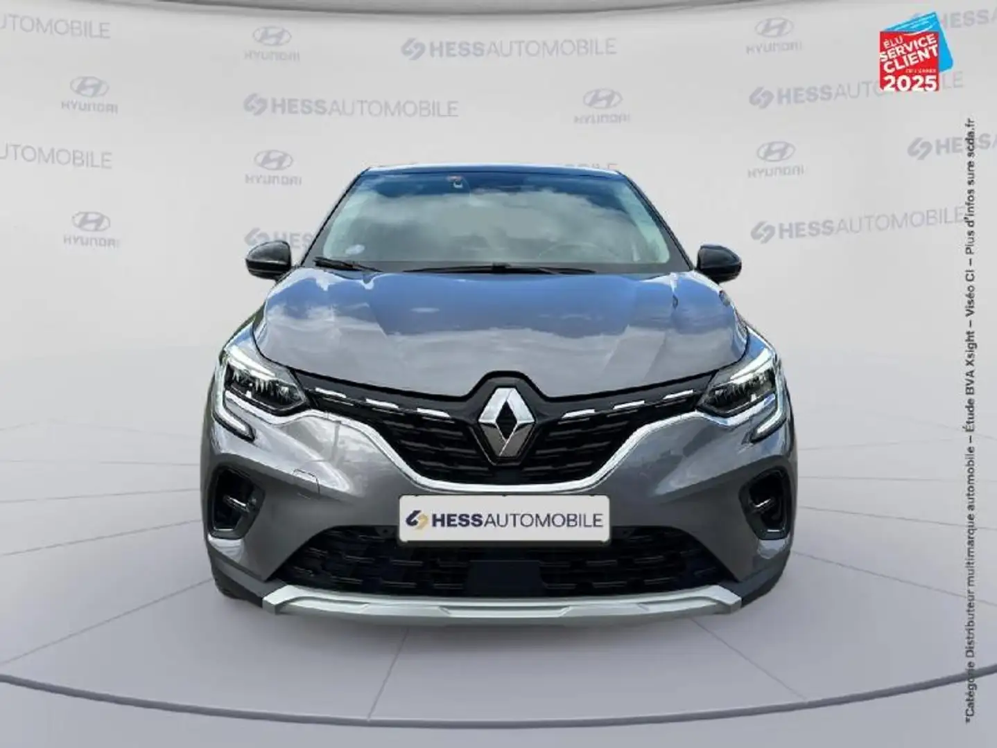Renault Captur 1.6 E-Tech hybride rechargeable 160ch Intens -21 GPS Camera Gris - 2