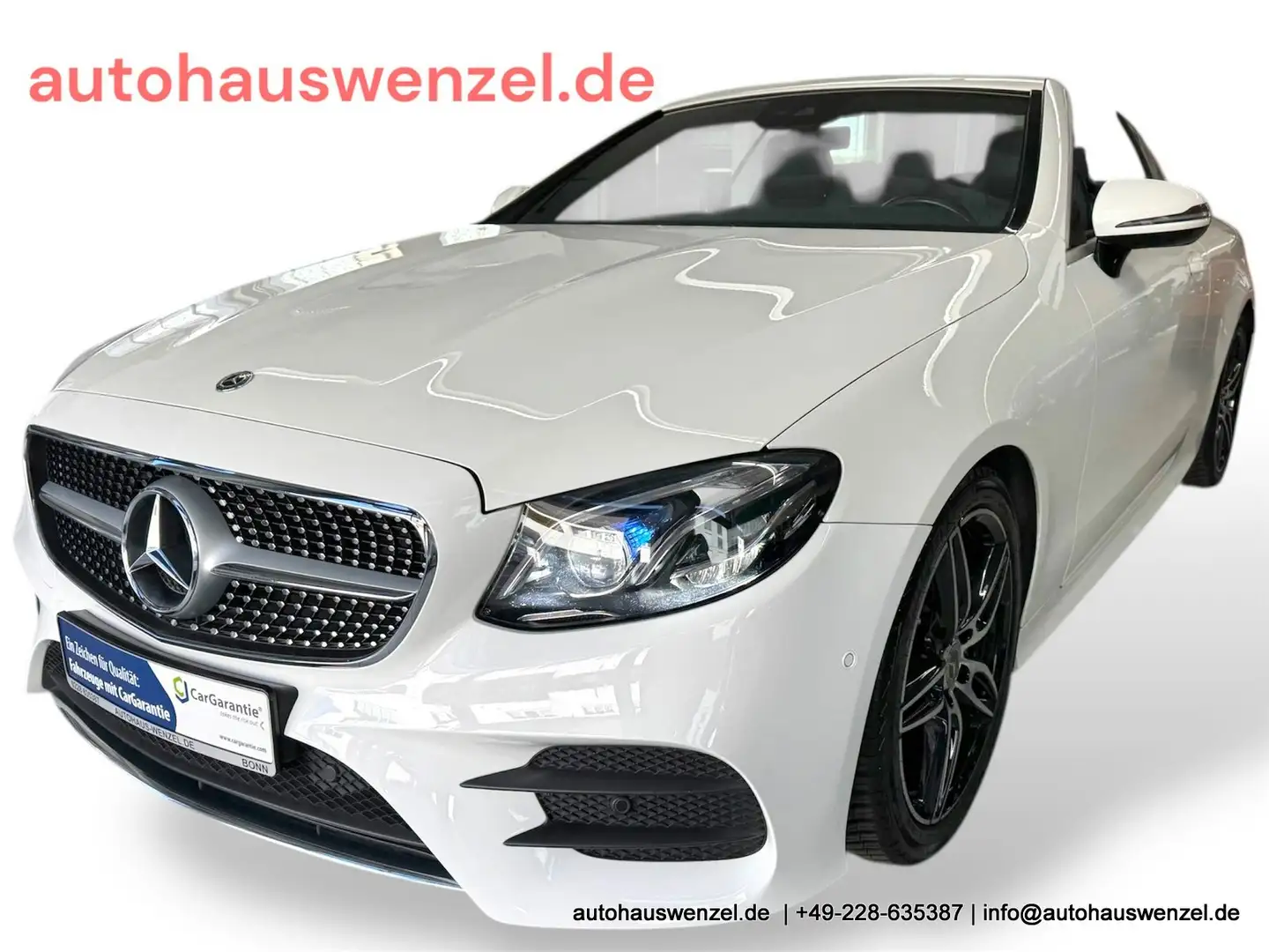 Mercedes-Benz E 220 d Cabrio AMG LEDER COMAND BURMESTER KAM MULTIBEAM Weiß - 1