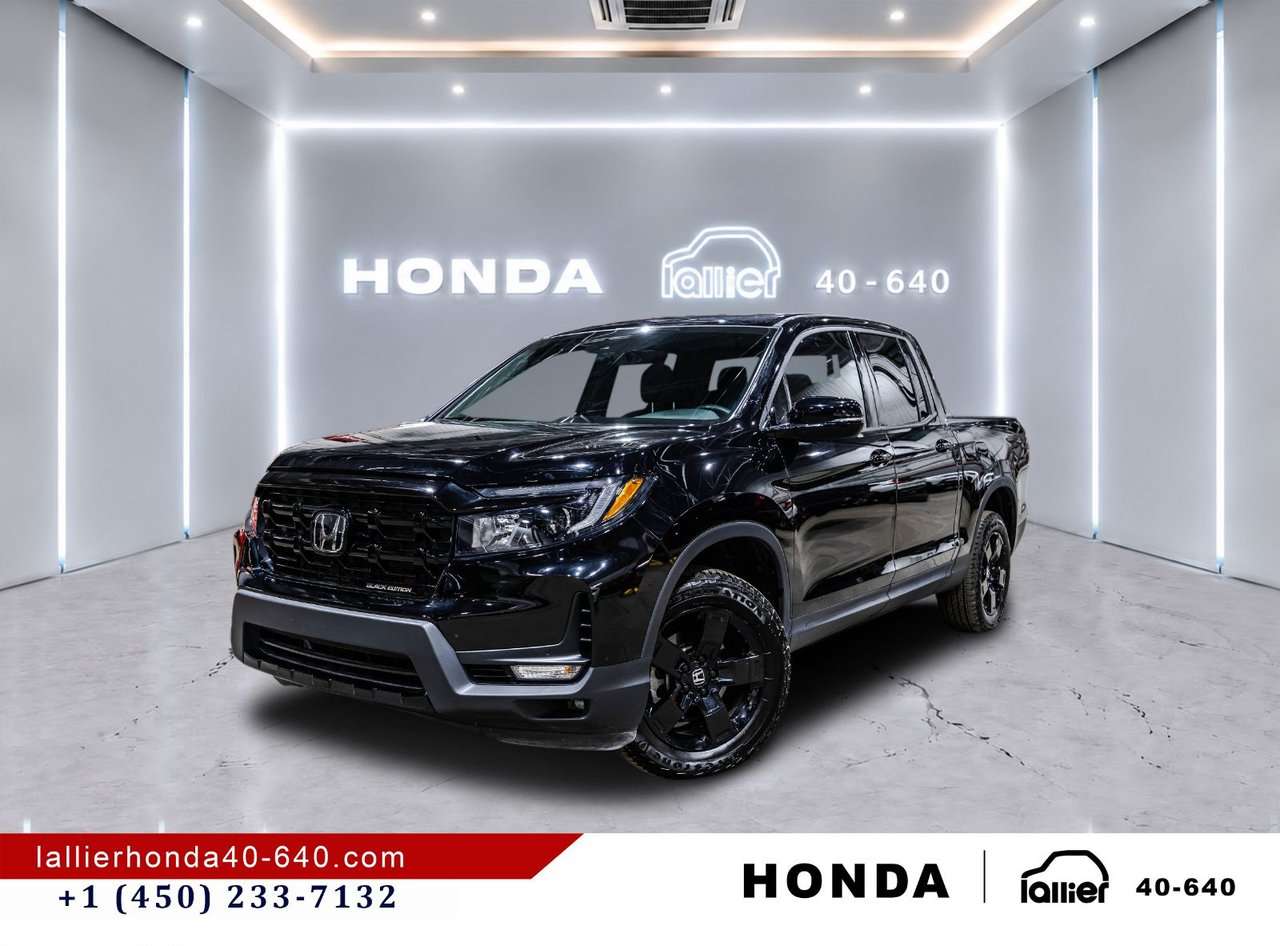2026 Honda Ridgeline Black Edition/ UN PROPRIÉTAIRE JAMAIS ACCIDENTÉ/INTÉRIEUR EN CUIR/TOIT OUVRANT / JAMAIS ACCIDENTÉ/INTÉRIEUR EN CUIR/TOIT