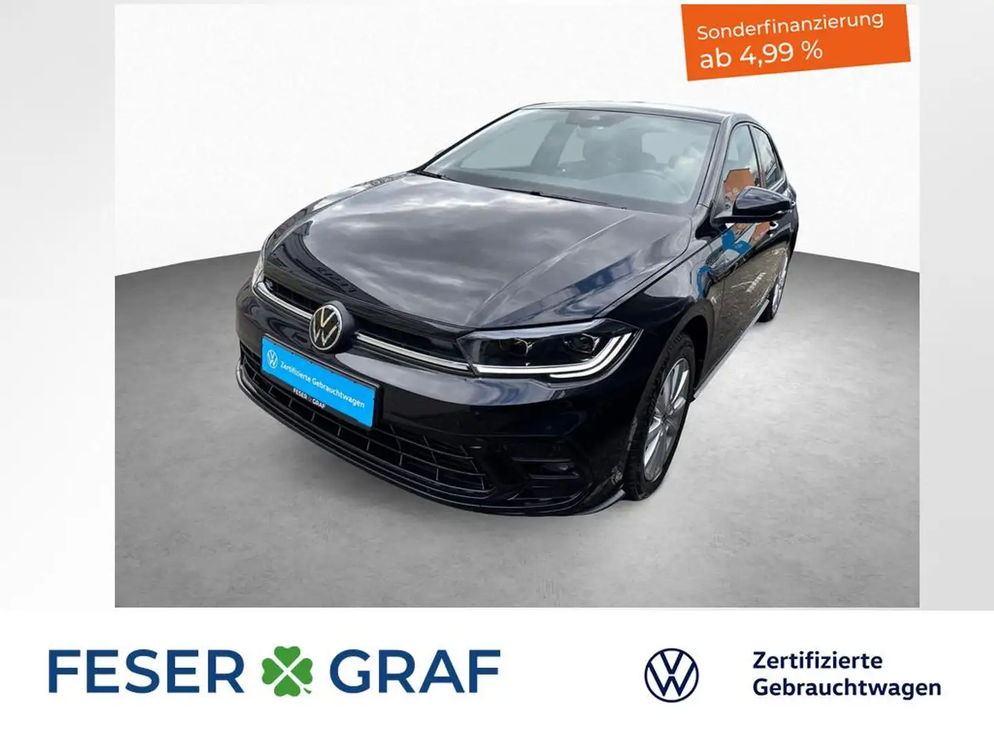 Volkswagen Polo R-Line 1.0 TSI 7-DSG NAVI KAMERA Noir - 1