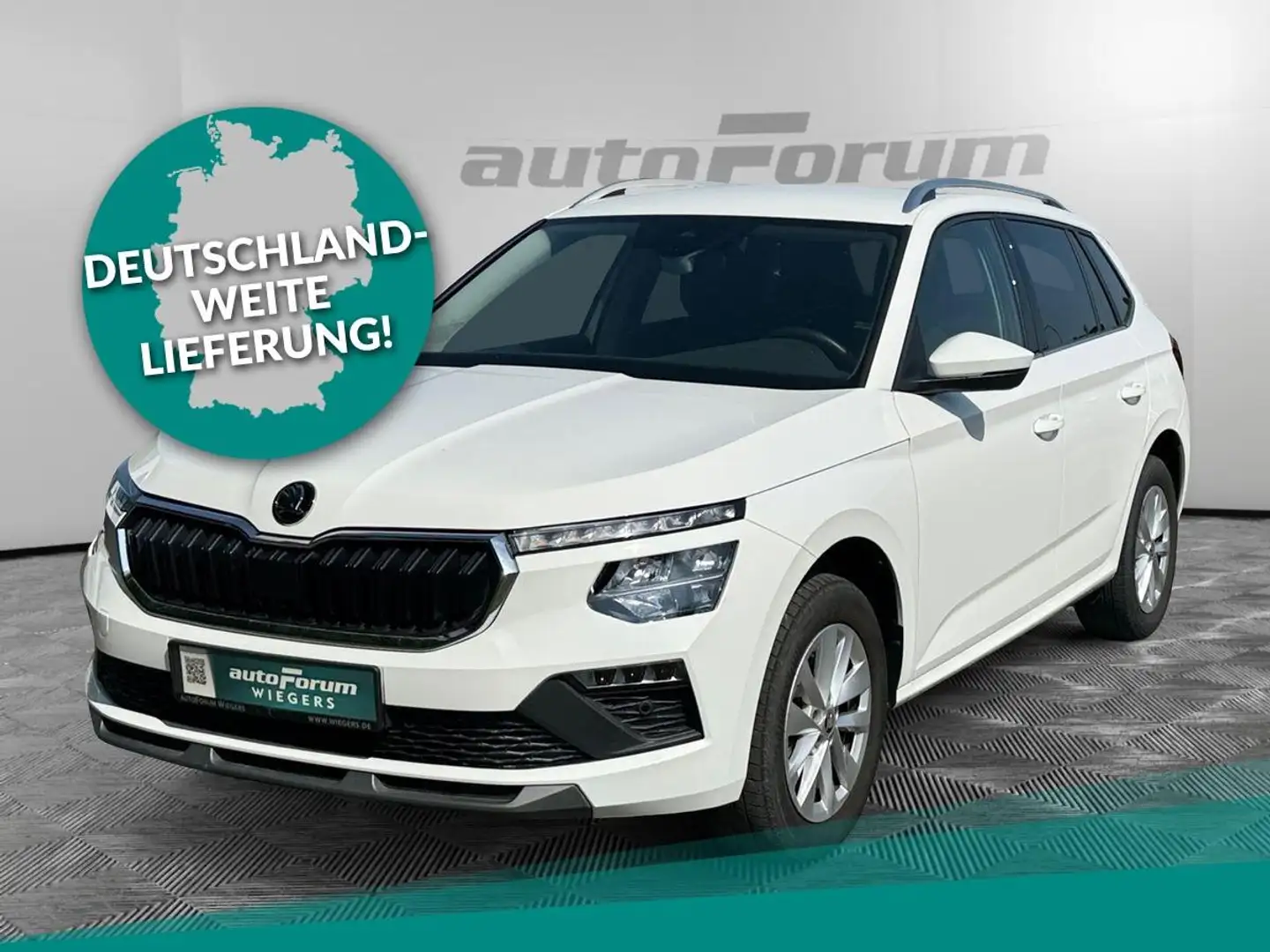 Skoda Kamiq 1,0 TSI SELECTION DSG+Kamera+PDC Weiß - 1