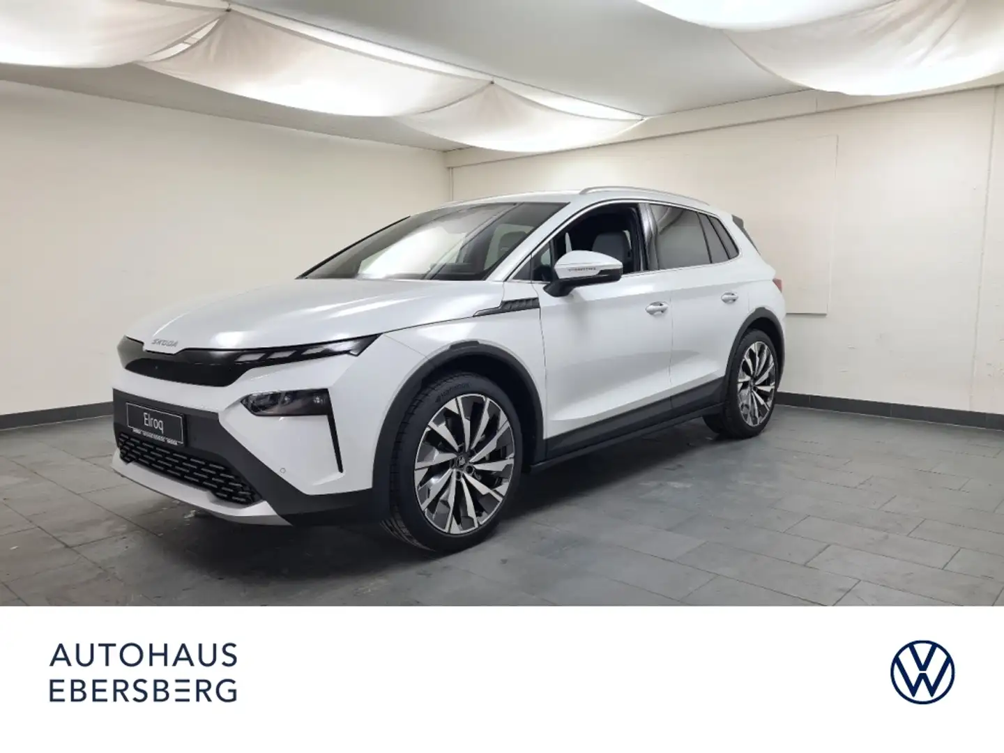 Skoda Elroq 85 Edition h Autom. AHK WPumpe Weiß - 1