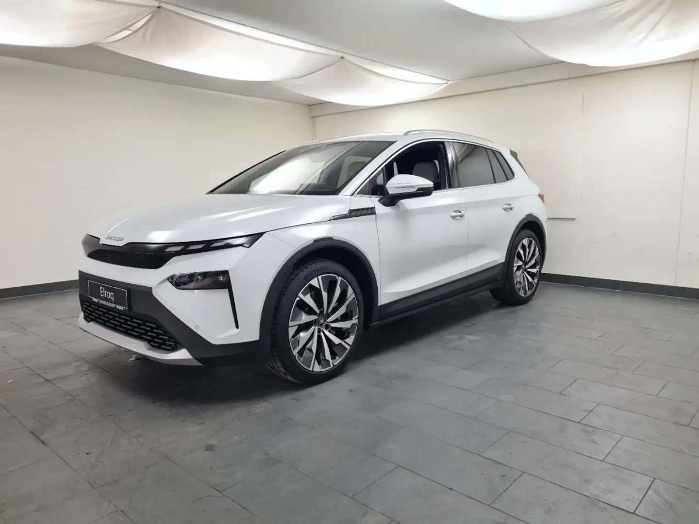 Skoda Elroq 85 Edition h Autom. AHK WPumpe Weiß - 2