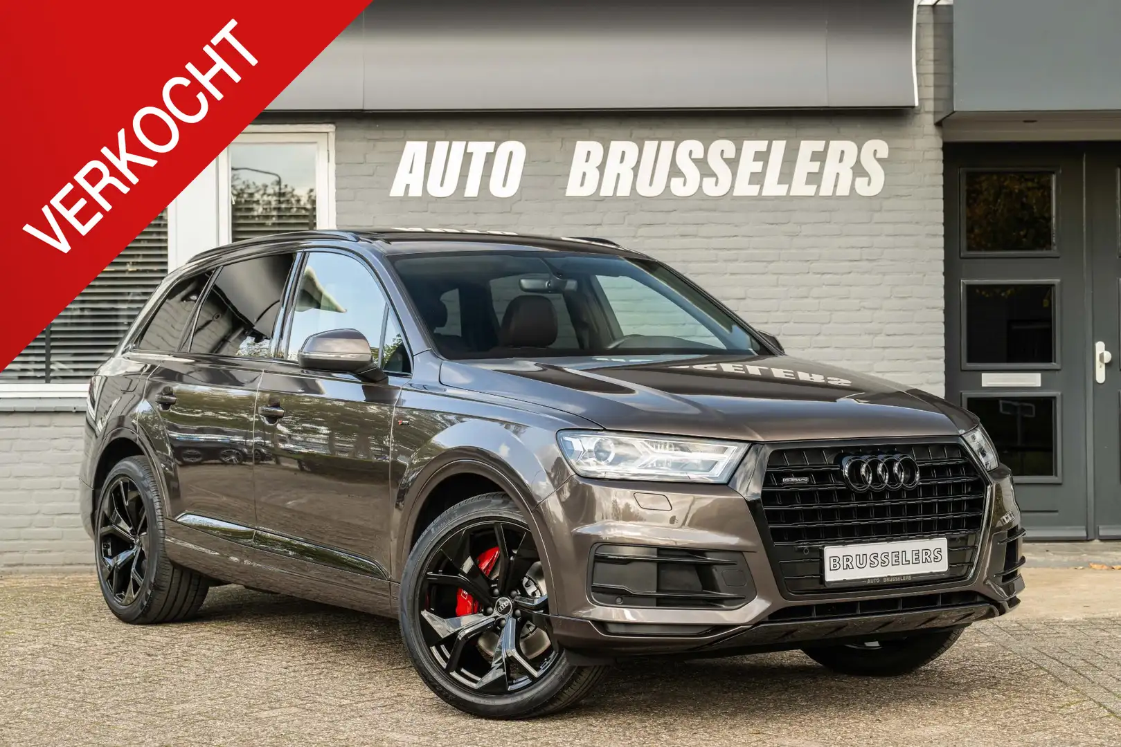 Audi Q7 Q7 3.0 TFSI Pro line S Quattro Pano-trekhaak 7 per Brun - 1