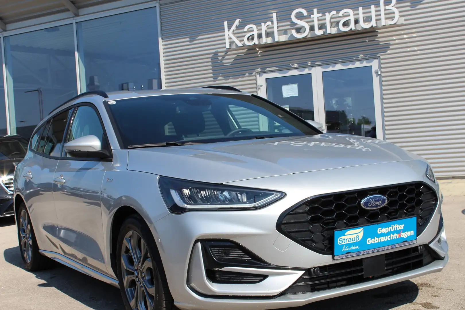 Ford Focus ST-Line 1,0 EcoBoost mHEV Zilver - 1