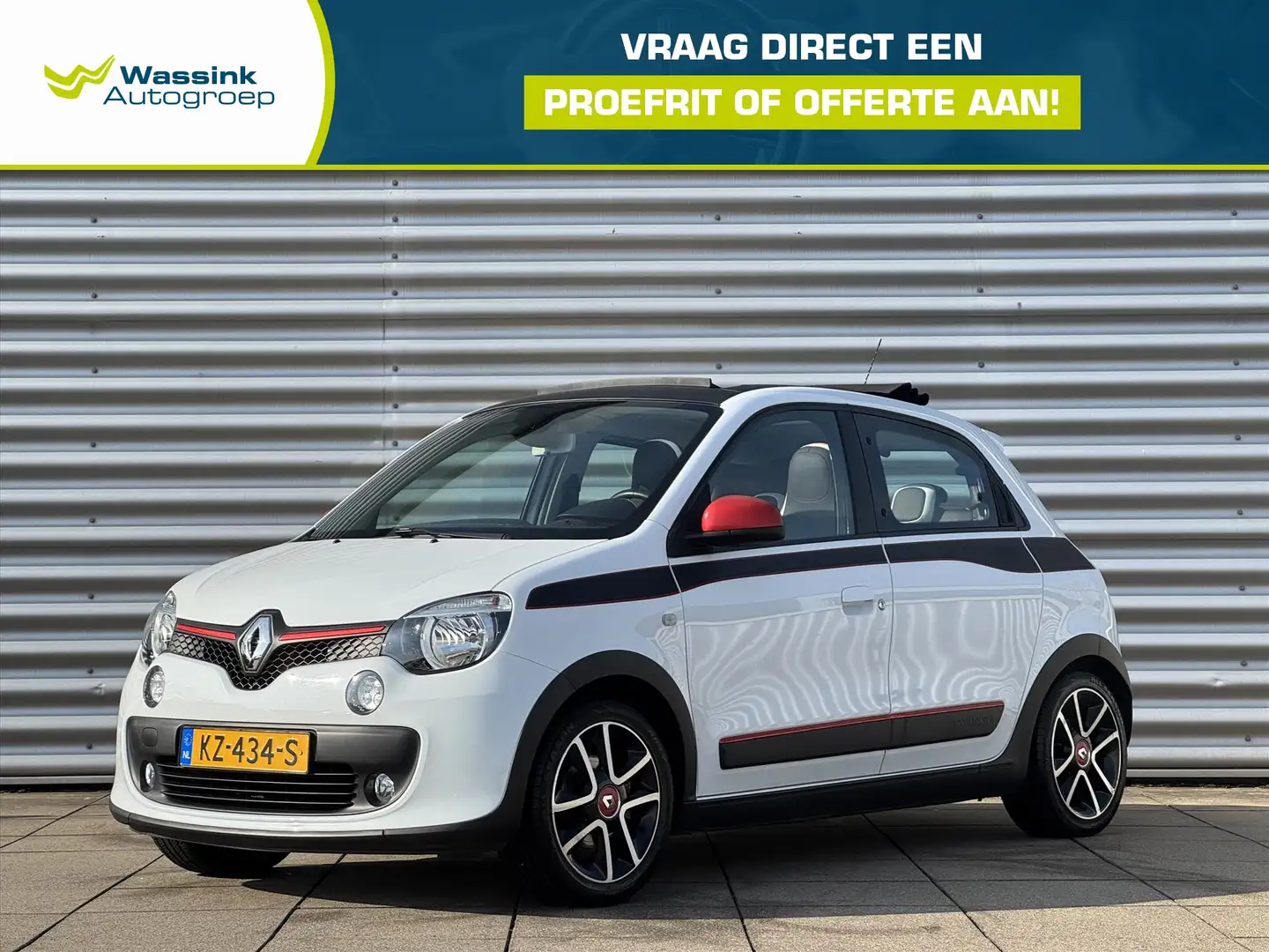 Renault Twingo 0.9 Energy TCe Cabrio 90pk Automaat Dynamique Airc Blanc - 1