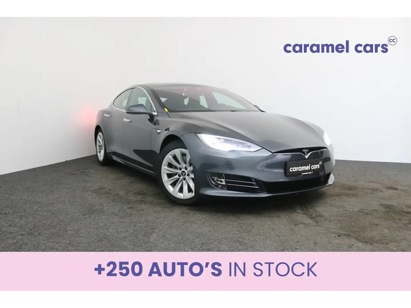 Tesla Model S 75 *PANO DAK*CAMERE+SENSOREN*DAB* Gris - 1