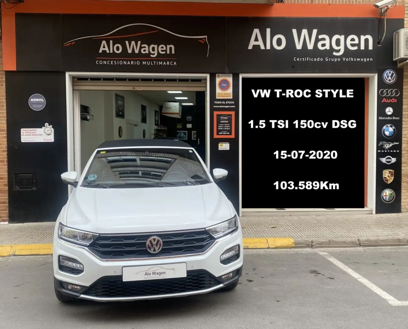 Volkswagen T-Roc Cabrio 1.5 TSI Style DSG7 Blanco - 1