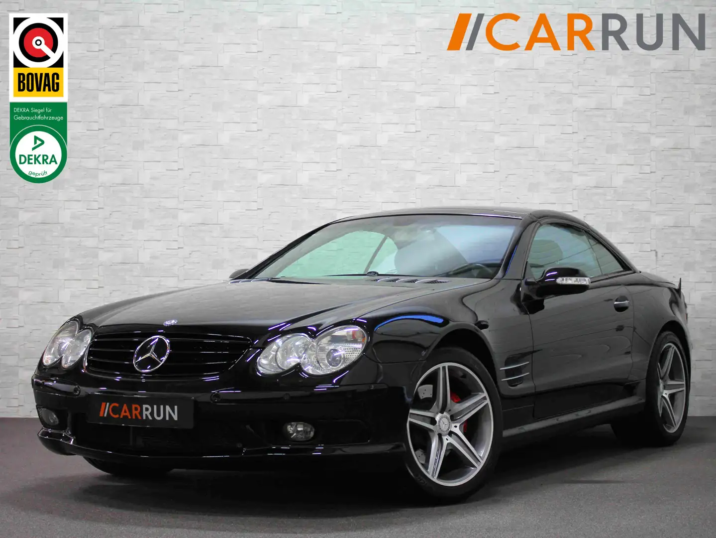 Mercedes-Benz SL 500 V8 AMG-Line | Distronic | ABC | Luchtvering | Unie crna - 1
