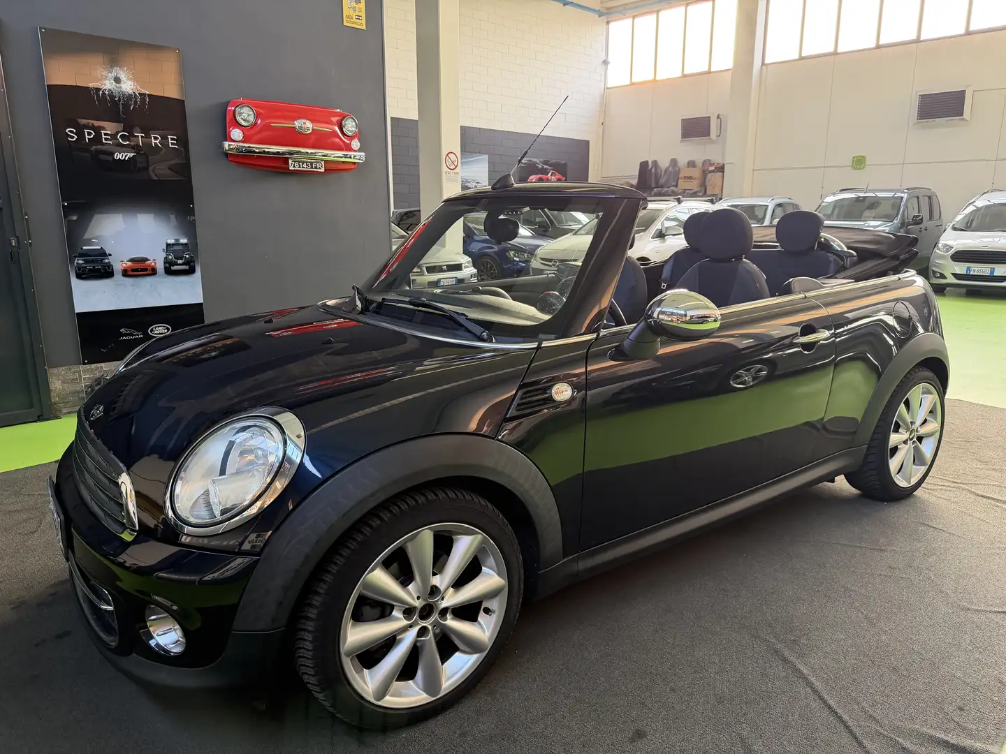 MINI Cooper D Cabrio 1.6 112cv --SOLO 57.000KM-- Nero - 1